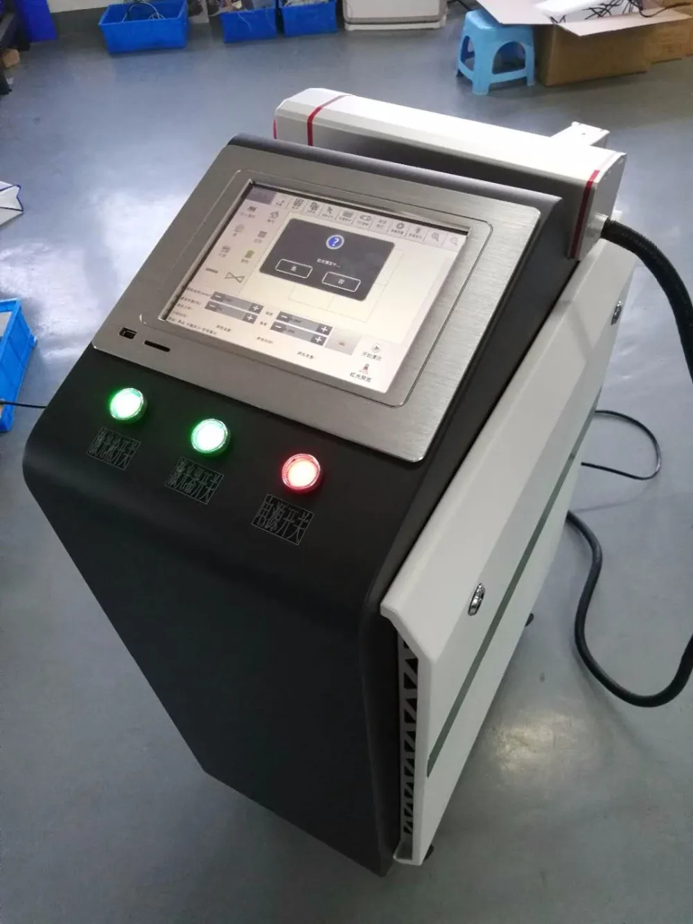 

50watt 100 watt fiber metal laser cleaning machine for rust removaling high precision work effect