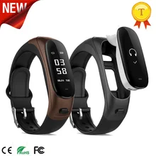 Bluetooth Смарт-браслет для отслеживания сна, здоровья, фитнеса, сенсорного экрана, Бизнес Мужские часы с наушником для Ios Android