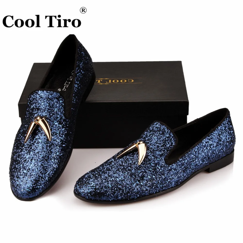 blue Glistening Glitter Loafers (12)
