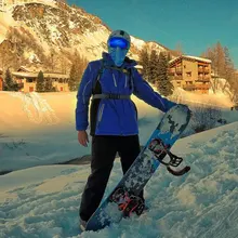 Самых лучших брендов, включая Лыжная куртка Для мужчин новинка зимы Водонепроницаемый дышащие уличные теплые пальто-30 градусов Лыжный спорт и Сноубординг куртка Для мужчин