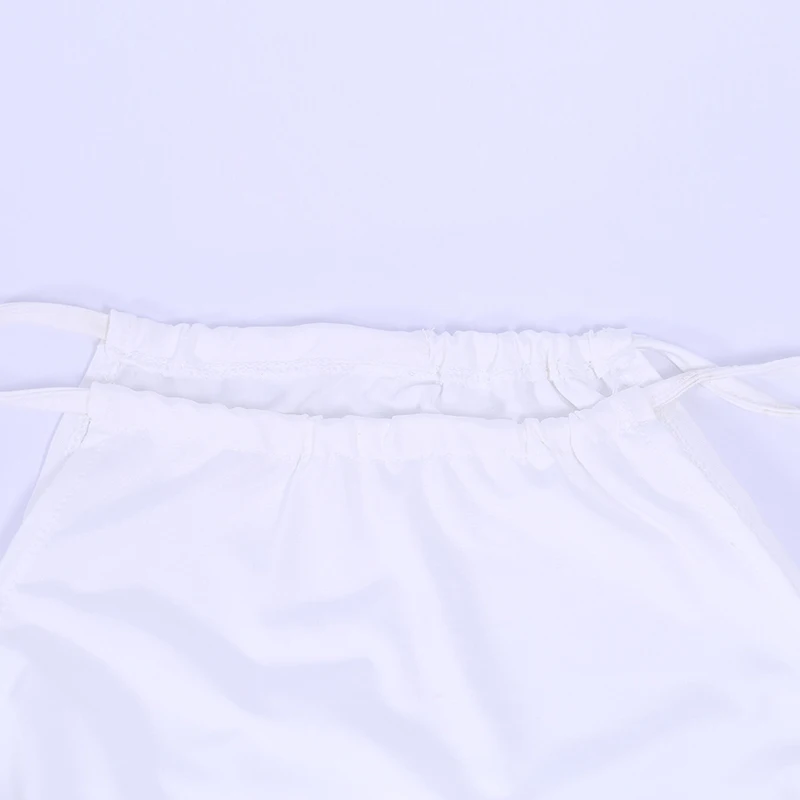 Raisvern женский элегантный белый свободный комбинезон размера плюс, Женский Повседневный комбинезон без рукавов с лямкой на шее, длинные штаны, широкие штаны с карманами, комбинезон
