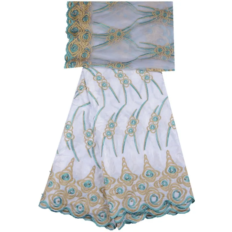 

Riche Getzner 2019 Latest 100% Cotton Nigeria Atiku Fabric High Quality Riche Guinea Brocade Fabric A1301