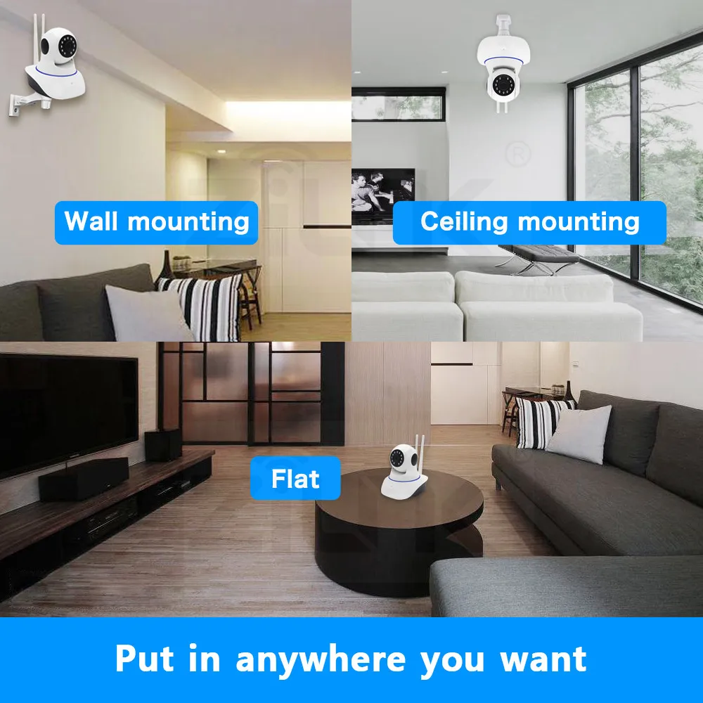 Yoosee 720P 1080P wifi камера для домашней безопасности HD Pan Tilt беспроводная ip-камера двухстороннее аудио Радионяня CCTV IP Cam 64G SD P2P