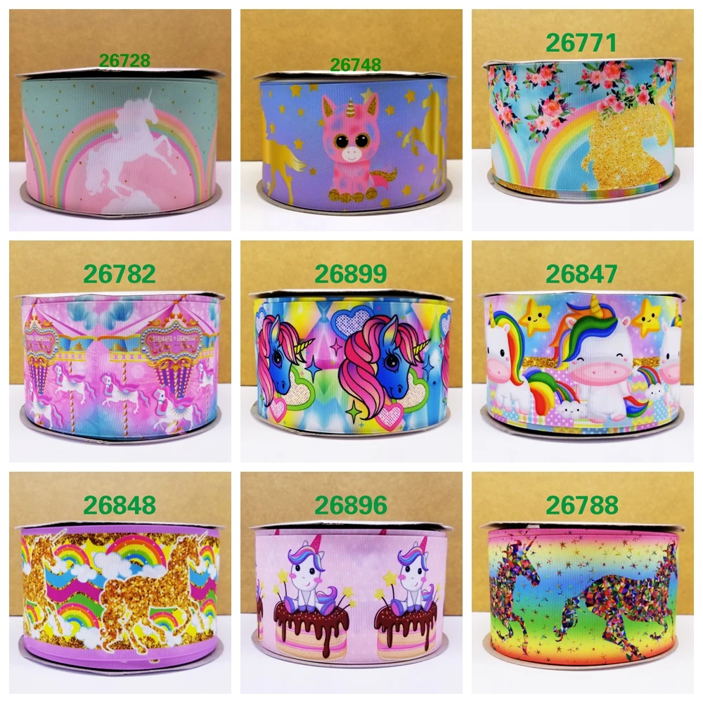 

Free shipping 2018 new arrival ribbons Hair Accessories ribbon 10 yards printed grosgrain ribbons 26848