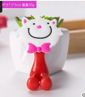 

1pcs/lot Cartoon Suction Cup Toothbrush Holder Bathroom Accessories Wall Suction Holder Tool