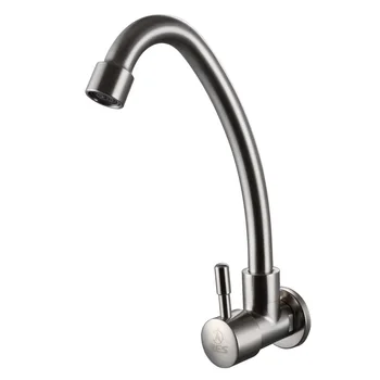 

304 stainless steel faucet single cooling lead free kitchen faucet can rotate sink to wash basin faucet wx6041741