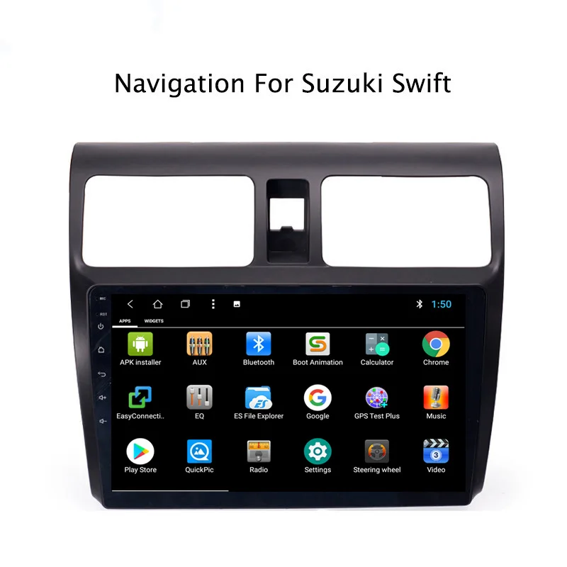 Discount NAVITOPIA 9inch 2G RAM 32G ROM Android 8.1 Car DVD Multimedia GPS Navigation for Suzuki Swift 2004 2005 2006 2007 2008 2009 2010 3