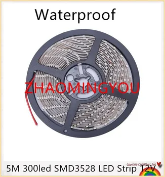 

ZHAO IP65 Waterproof 300leds/5M SMD 3528 RGB LED Strip Flexible Diode Tape 12V LED Ribbon 60LED/M Ledstrip for Home Decoration