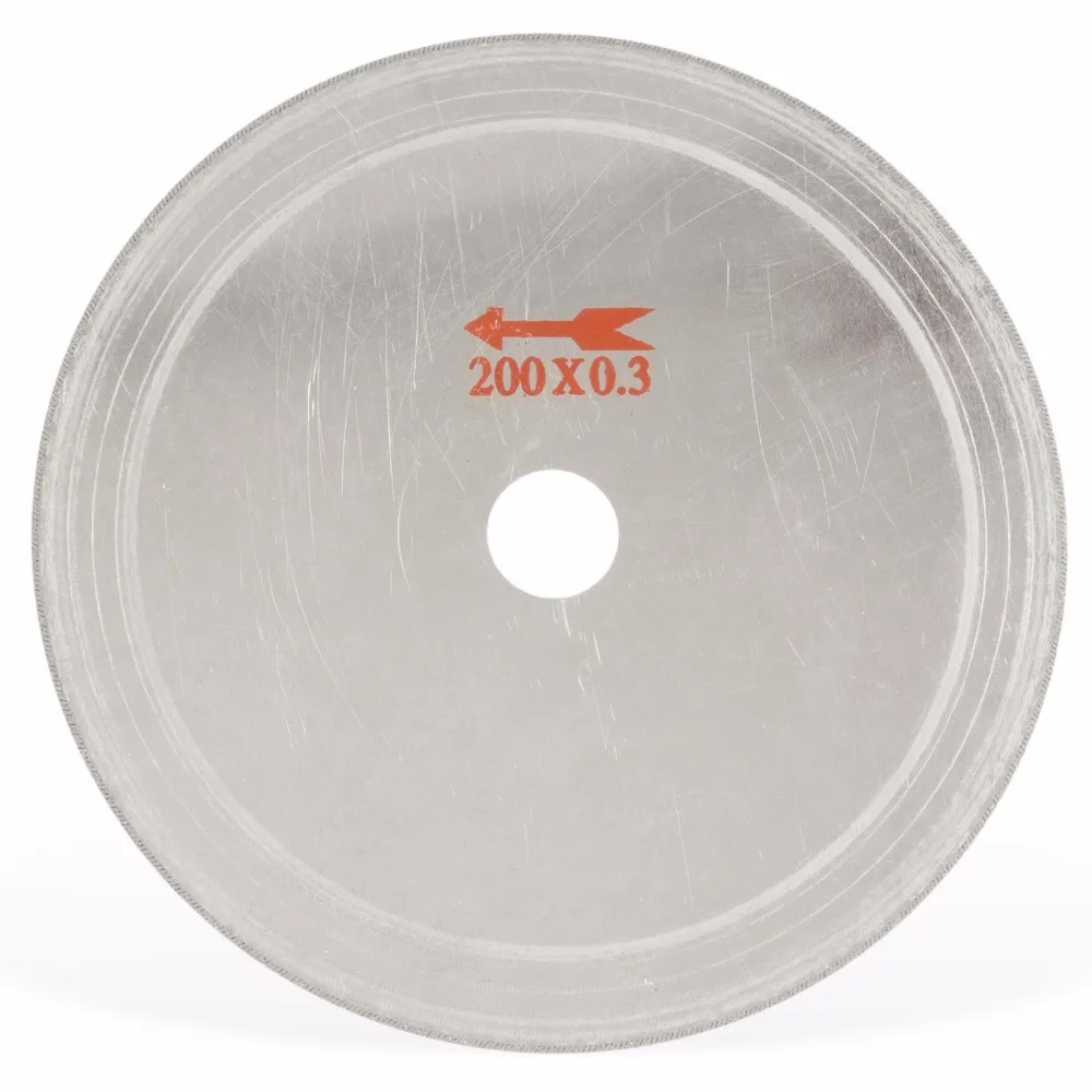 8" inch Super Thin Arbor Hole 25mm Rim 0.55mm Diamond Lapidary Saw
