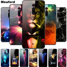 Tempered Glass Case For Xiaomi mi 9T Cover Mi9T Pro Soft Bumper 3D Cat Printing Funda For Xiaomi mi 9T Pro mi9T Mi9 T Phone Case