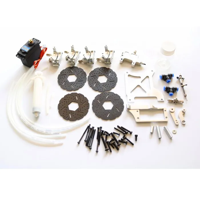 

CNC 4 wheel hydraulic disc brake set for 1/5 scale HPI Rovan Baja 5B SS King motor truck