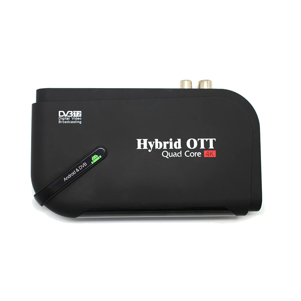 Android 7 1 Гб + 8 DVB T2 4 ядра OTT BT4.0 H.265/MPEG ТВ тюнер Поддержка Netflix youtube Google к Smart Декодер