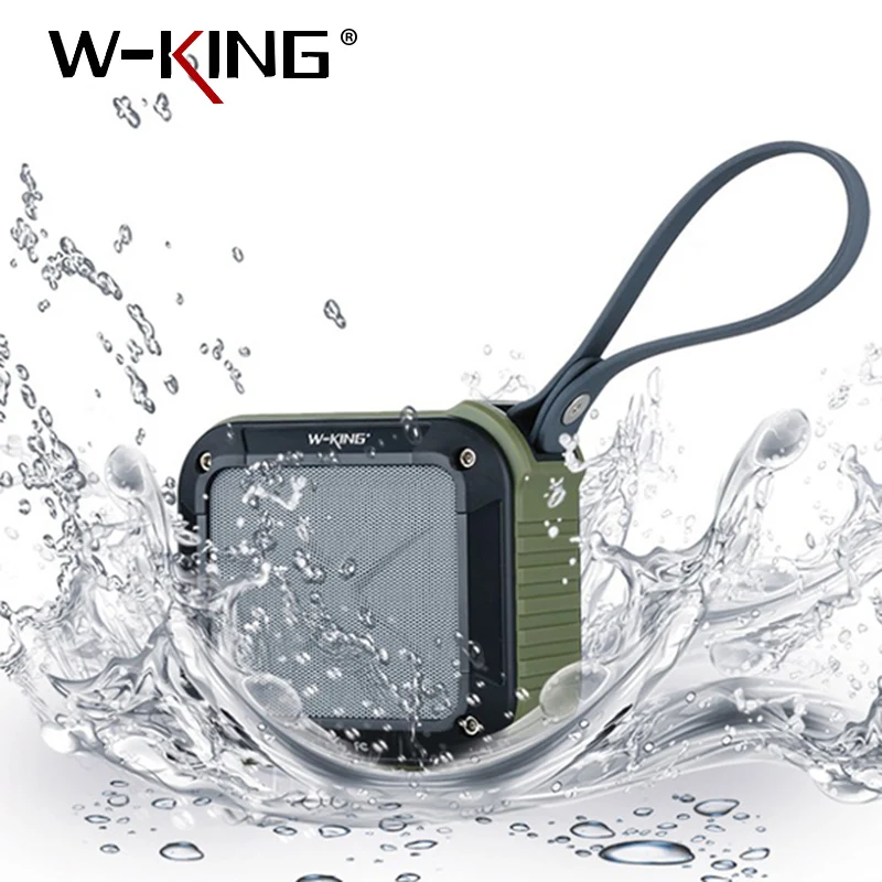 W-KING S7 Мини Портативный беспроводной влагозащищенный динамик с TF/FM/AUX/NFC на открытом воздухе bluetooth велосипедный динамик для колонки для телефона