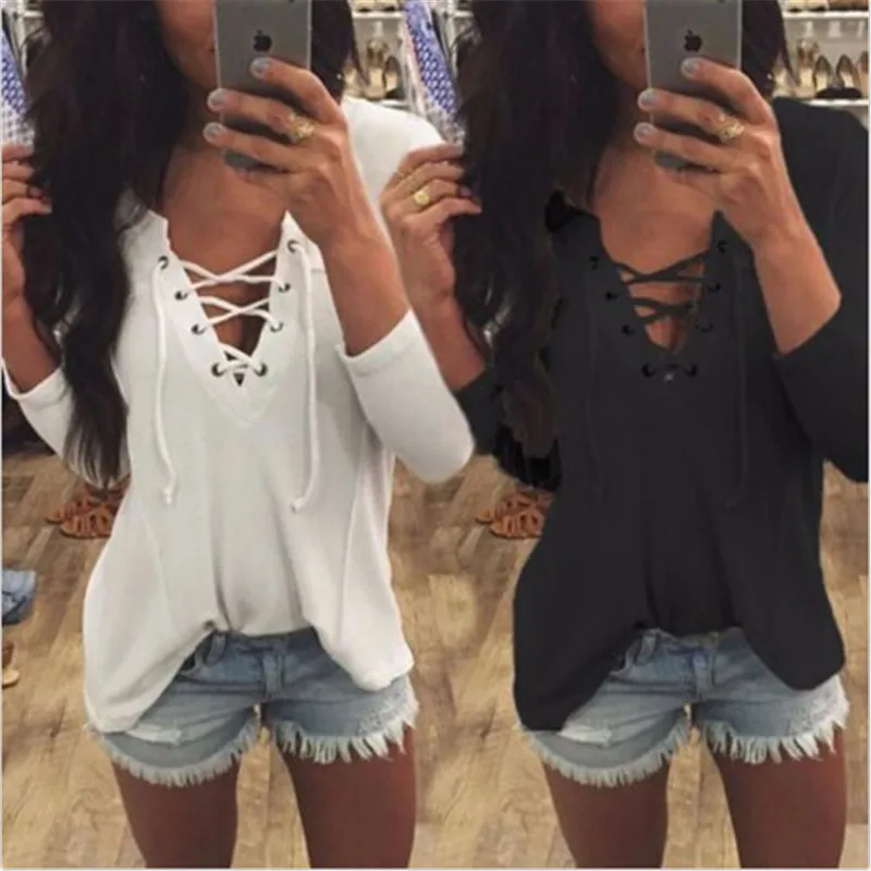 HOT SALE 2018 New Fashion Winter Long Women Knitted Pullovers Tops V-neck Slim Warm Sweaters