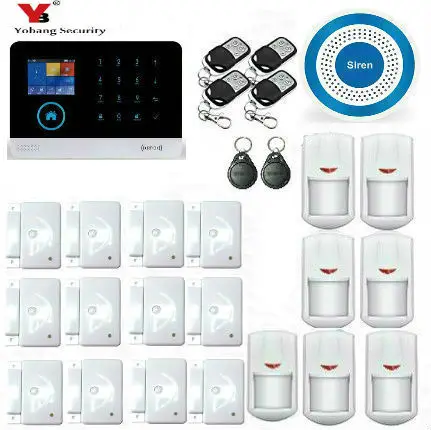 Yobang Security WIFI Home Security font b Alarm b font System DIY KIT IOS Android Smartphone