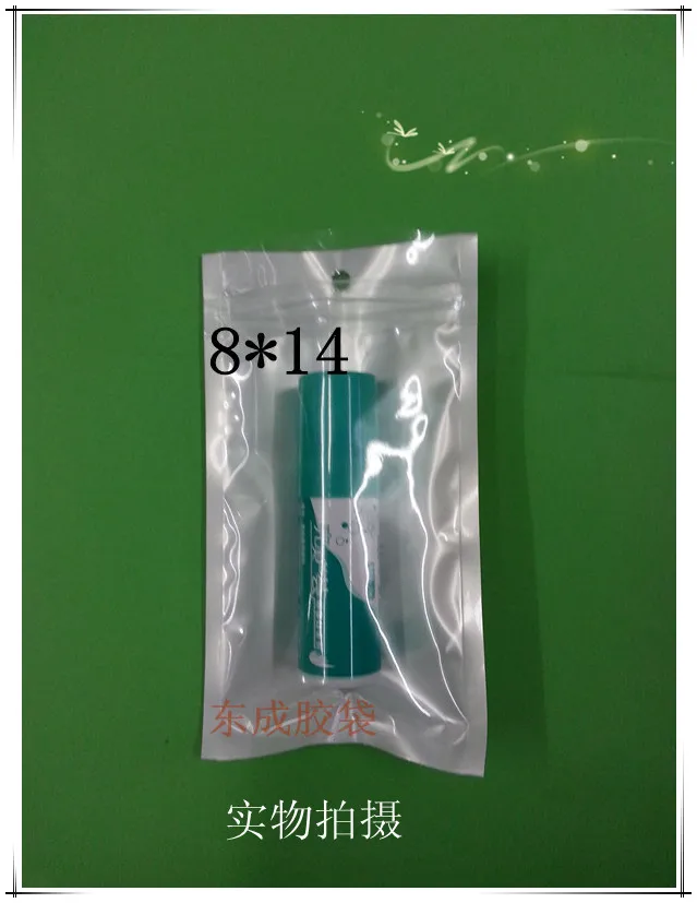

8*14cm White/Clear Self Seal Resealable Zipper Plastic Retail Packaging Bag Ziplock Zip Lock Storage Bag Package With Hang Hole
