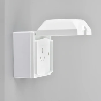 

2PCS 86X86MM Wall Waterproof Socket Panel3-Pins Outlet Electric16A Electrical Sockets With Waterproof Cover