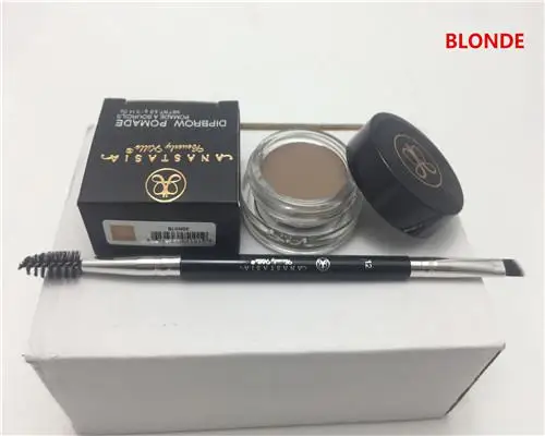 Anastasia Beverly Hills-палитра теней для век-призма для субкультуры, кисть Duo#12 Dipbrow poade-темно-коричневый дешевый - Цвет: Blonde