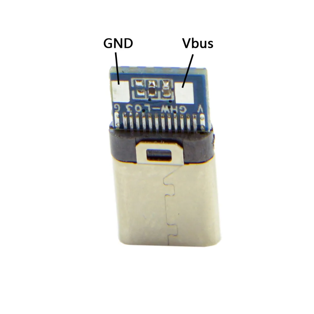 Jimier DIY 24pin USB 3 1 Тип C Стандартный Штекерный разъем SMT типа с 5 мм черный/белый SR и