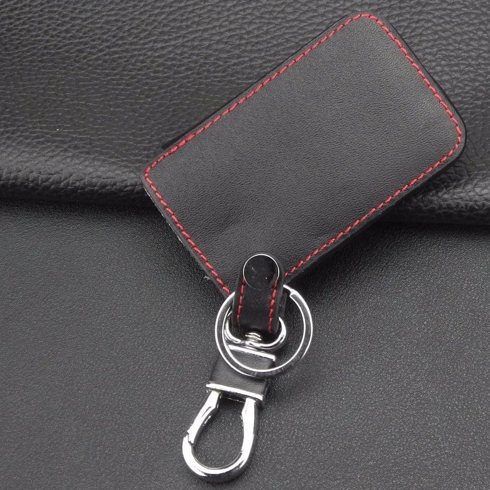 Jingyuqin 3 кнопки Кожаный Автомобильный ключ защитный кожух для Renault Megane R.S. Сценический чехол для ключей с 3 кнопками