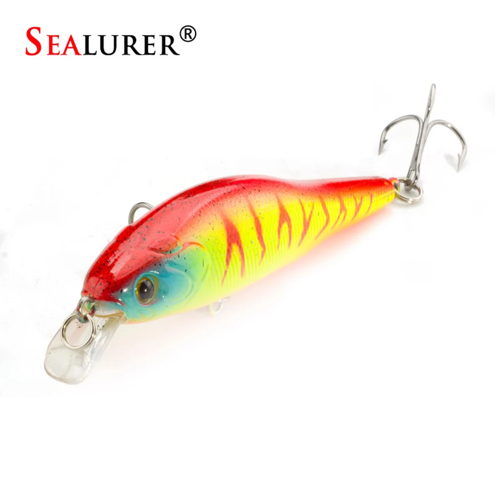 SEALURER 9 см 5 г рыболовная приманка Jerkbait воблеры рыболовные снасти 3D глаза гольян