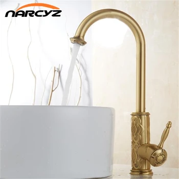 

New Style brass Antique kitchen faucet vintage kitchen mixer tap brass tap torneira banheiro basin mixer water faucet XT969