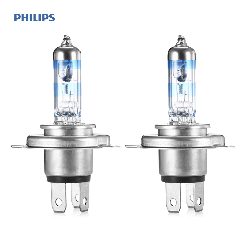 

Clearance One Pair of H4 Philips s X-tremevision Plus Car Light Brighten Up130% 12V 55W 12342XVP 1100LM 3700K