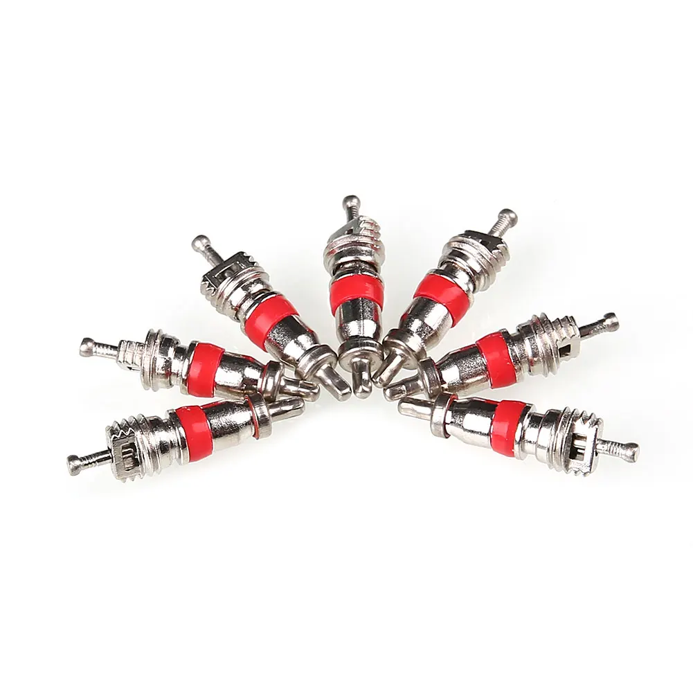 Vehemo 100PCS Tires Valve Core Car Replacement Air Tube Valve Stem Kit Universalin Tire Repair