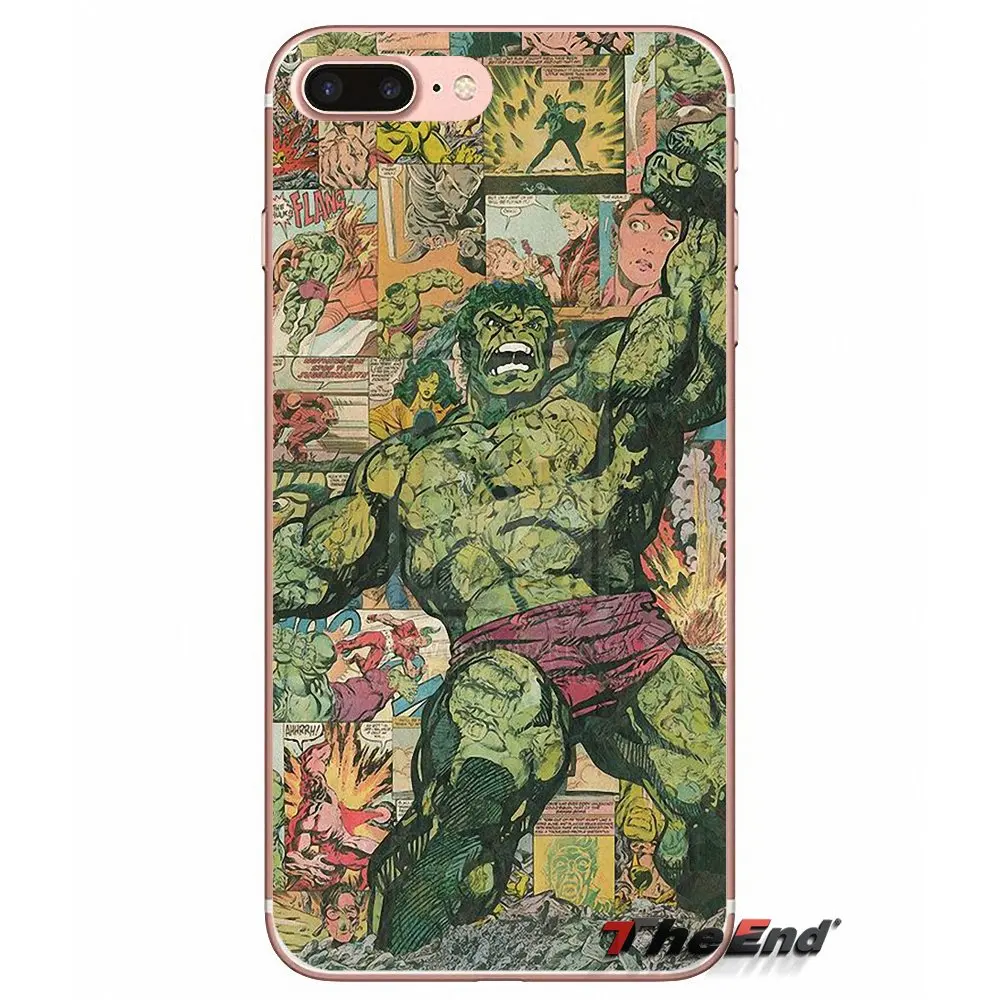 Мстители из комиксов Marvel супергерой мягкий чехол для Huawei Honor 7X V10 6C V9 6A Play 9 Mate 10 Pro Y7