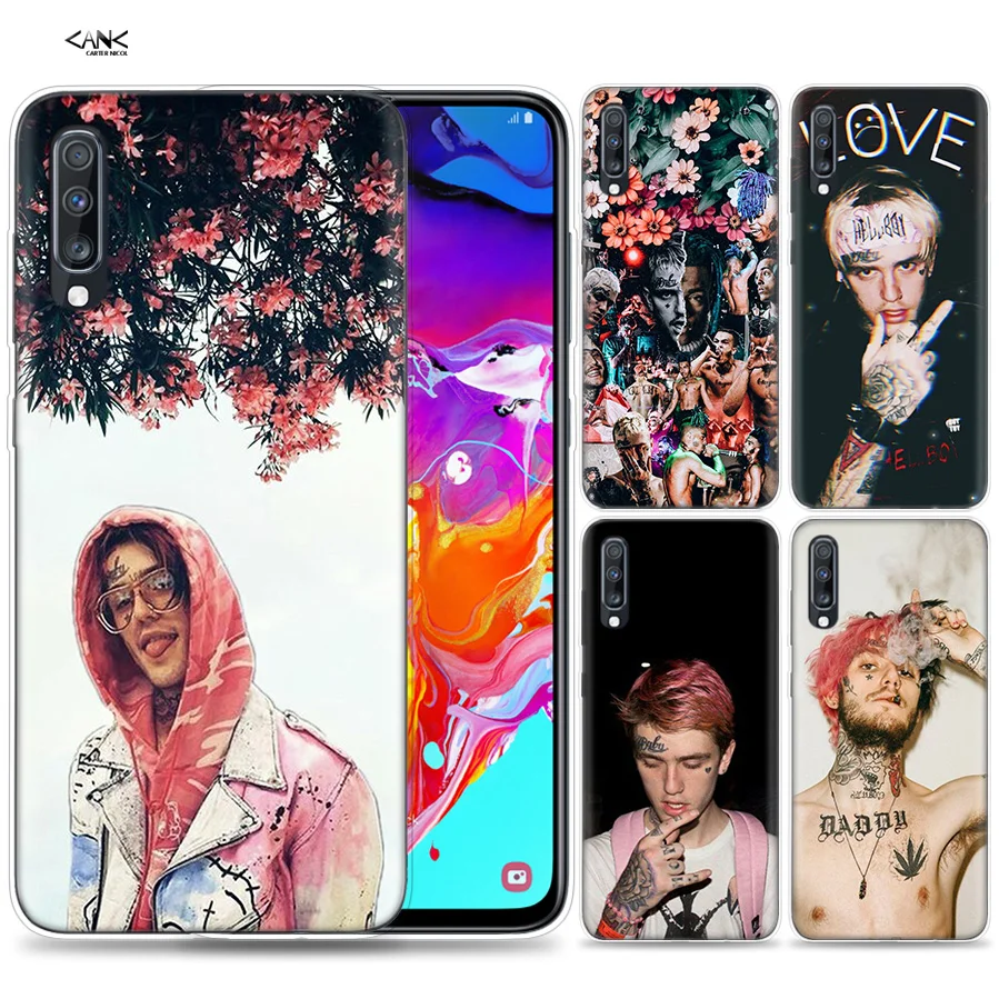 

Bags Case for Samsung Galaxy Mobile Phone A50 A70 A30 A20 J4 J6 J8 A6 A8 M30 A7 Plus 2018 Note 8 9 Lil Peep Coque J6Plus A6Plus