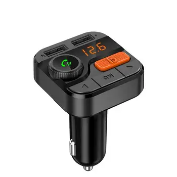 

Wireless 5.0 Car FM Transmitter Bluetooth FM Modulator Phone Car Charge TF MP3 Player Car Accessories Hands-Free