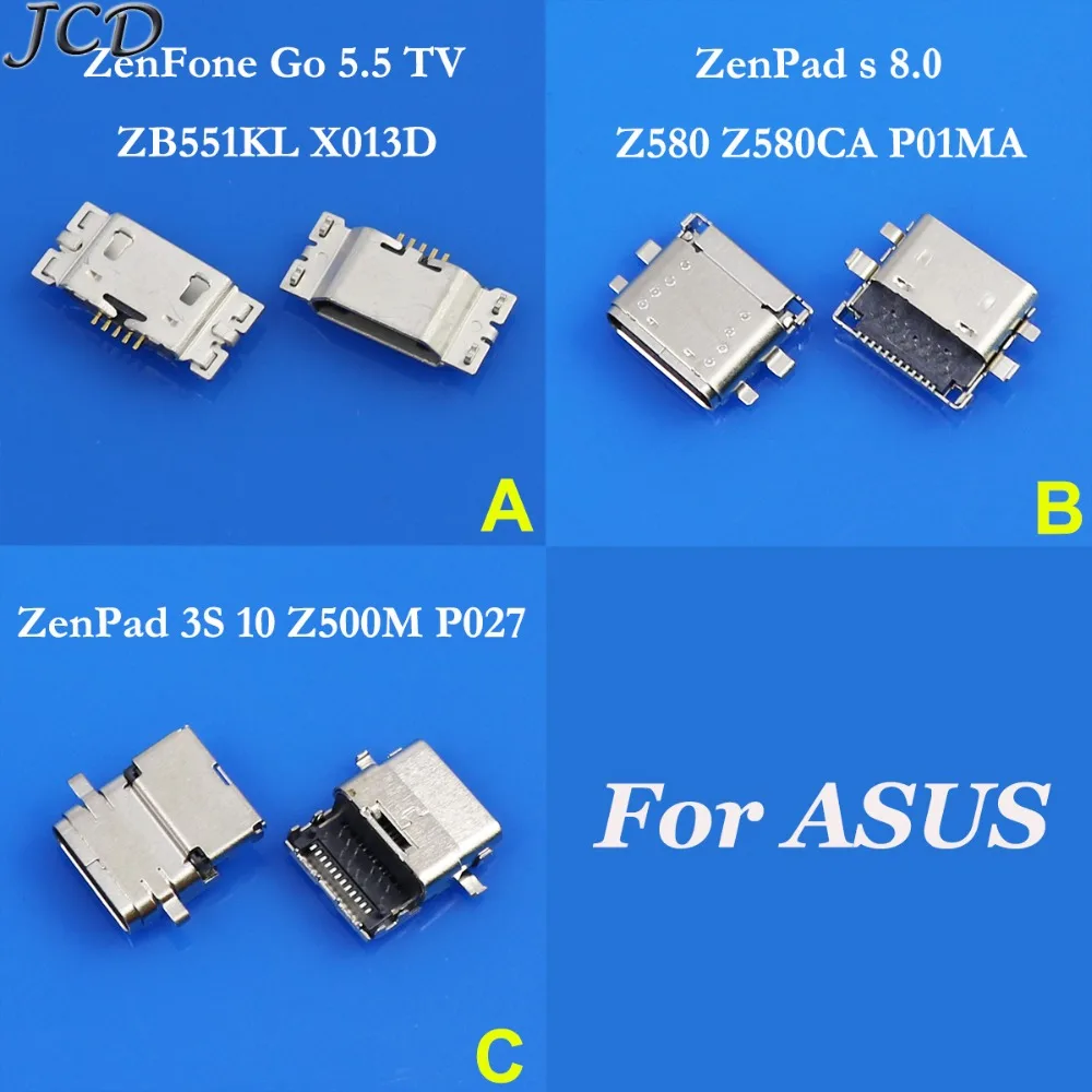 

JCD Micro mini usb charge charging connector plug dock jack socket for Asus ZenFone Go 5.5 TV ZB551KL / ZenPad Z580 P01MA Z500M