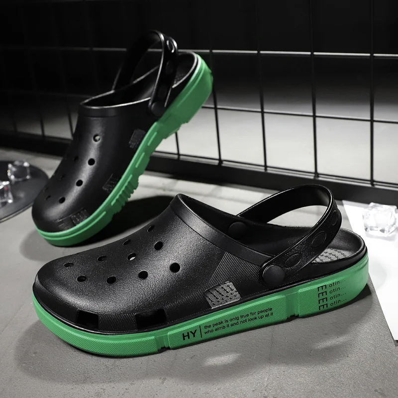 

Classic Slip On Garden Clog Shoes Men Summer Slipper Flat Breathable Outdoor Sandal Platform Miles Lightweight Wedge shoes