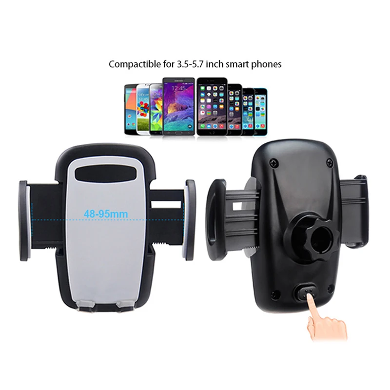 

Car Air Vent Outlet Phone Holder Adjustable Bracket Cd Slot Interior Accessories Buckle Stand Navigation GPS Universal