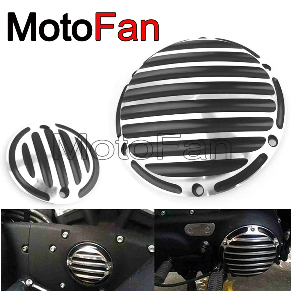Custom Motorcycle Derby Cover Timing Covers 6 Hole for Harley Davidson