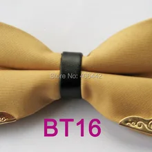 YIBEI coahella Галстуки сплошной цвет хаки Butterflys Sheetmetal джентльменская бабочка двойного слоя микрофибры регулируемый галстук-бабочка