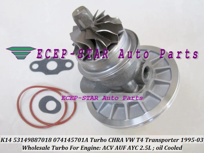 Турбо патрон КЗПЧ K14 7018 53149887018 53149707018 074145701A турбонагнетатель для автомобилей Фольксваген T4 транспортер ACV AUF AYC AJT Айн 2.5L TDI