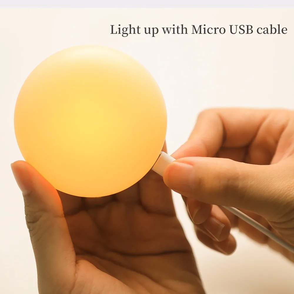 Ночной светильник NILLKIN прикроватная лампа источник питания кабель Micro USB или