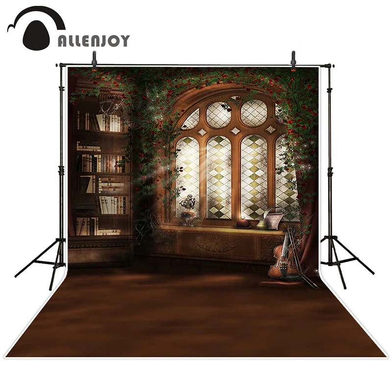Allenjoy фотографический фон видео свет скрипка книга декорации Дети Свадьба Лето