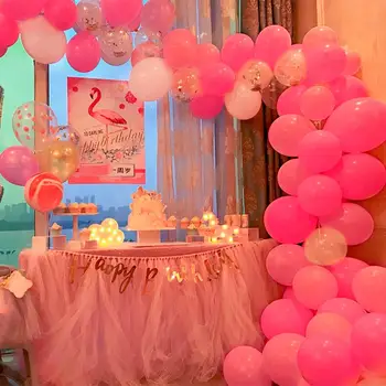 

FRIGG 107pcs Pink Blue Black Gold 1st Birthday Balloon Birthday Party Decorations Kids Adult Wedding Ballon Babyshower Globos