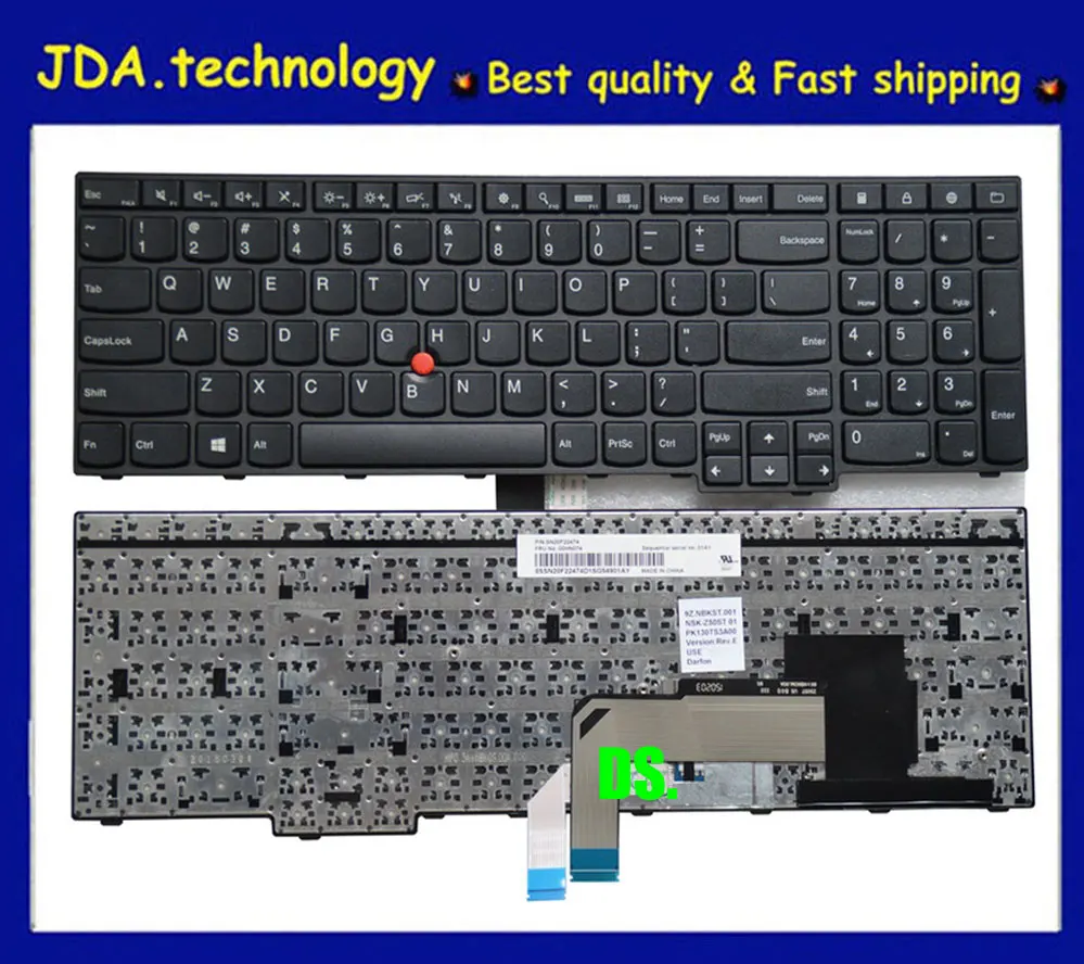 Wellendorff US клавиатура для IBM lenovo Thinkpad E550 E555 E550C US клавиатура ж/тензометрические джойстики