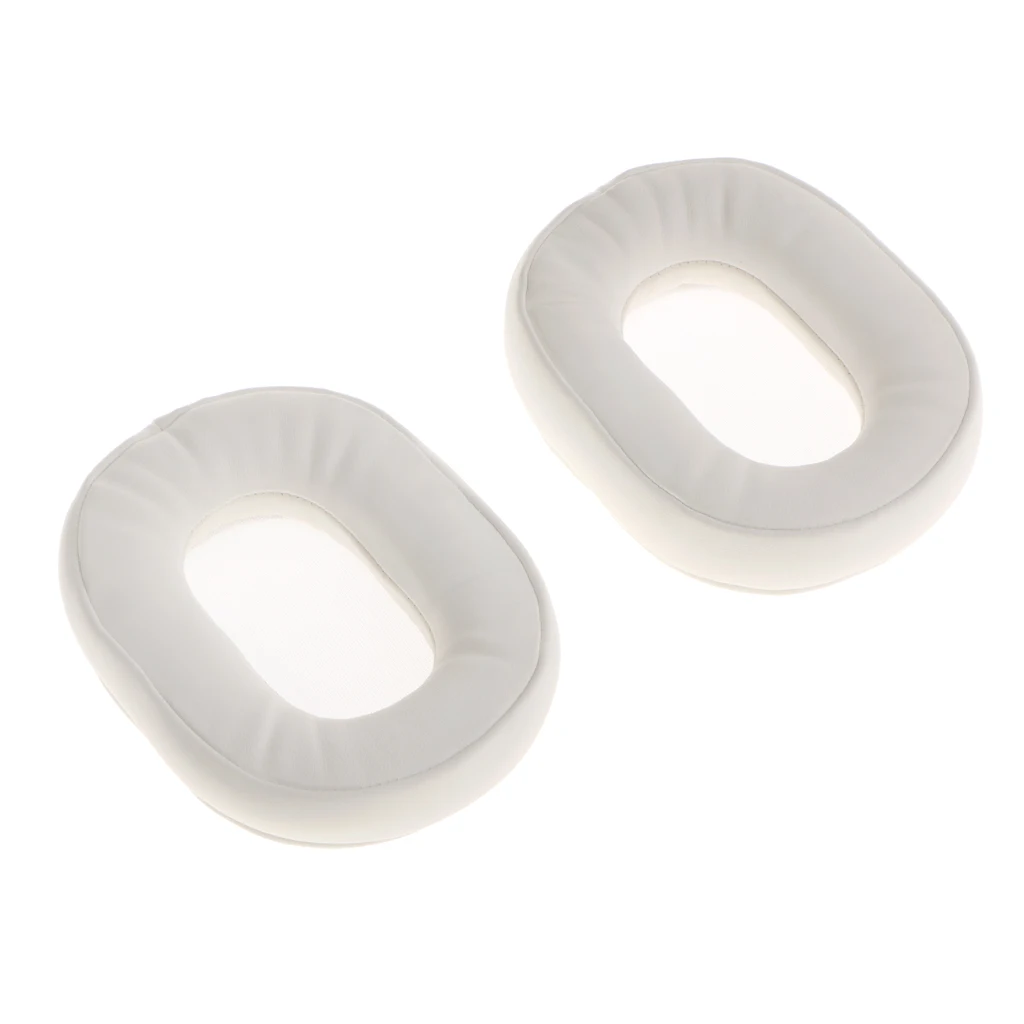 White Headphone Ear Pads Cushion Cover Pillow for ATH-MSR7 ATH-M50 M40 M50X