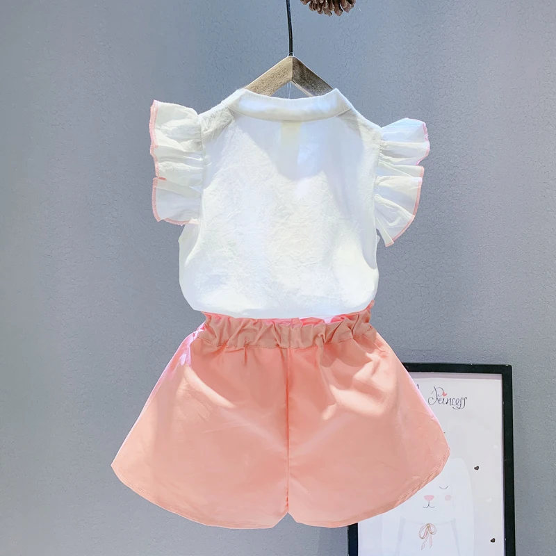 Модная футболка из 100% хлопка + шорты летние комплекты одежды 2 предметов для