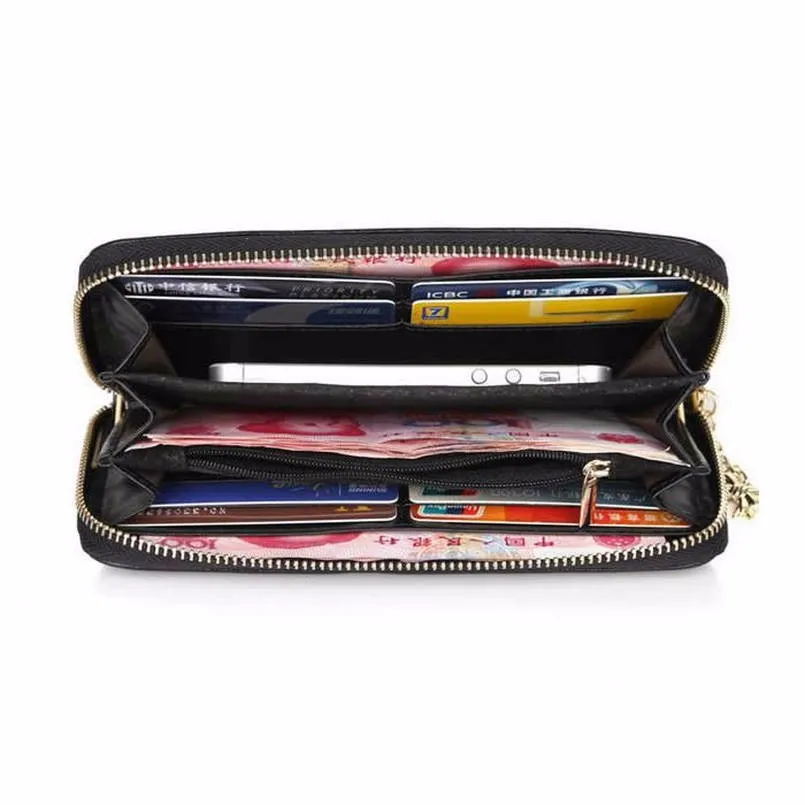 WEIWEI брендовый Модный кошелек из натуральной кожи, Женский кошелек, клатч, сумки, длинный тисненый женский кошелек, зажим для денег, женский кошелек, QB20