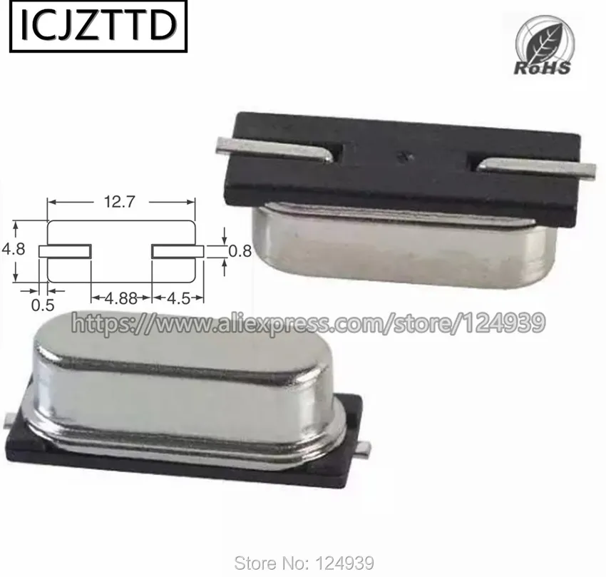 10 шт. 13 560 МГц м 824 14 318 31818 49SMD 2P 11 40 мм x 4 80 20 пФ | Обустройство дома
