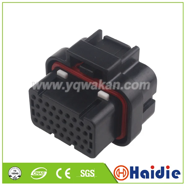 

Free shipping 1set 34pin Tyco Automotive TE Connective computer connector, 34way oil gas connector 4-1437290-1