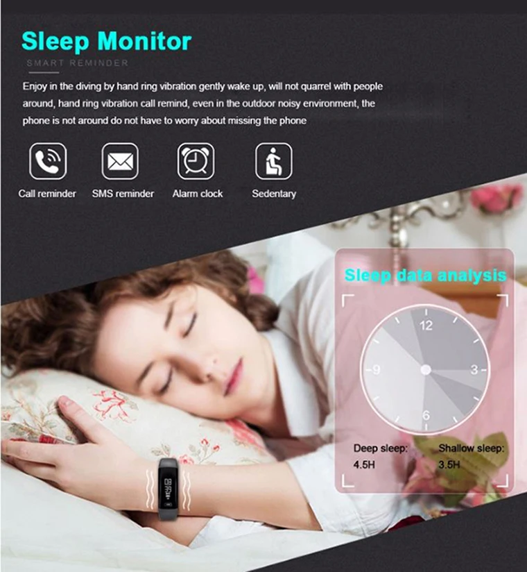 Hot Sale M2 Smart Bracelet Blood Pressure Heart Rate Monitor Fitness Smart Wristbands IP 67 Swimming Bracelet For Men Gift (10)