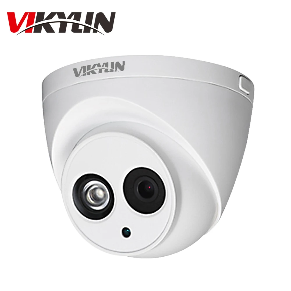 Vikylin IPC HDW4433C A 4MP IP Камера PoE H.265 со встроенным микрофоном Мини купольная камера