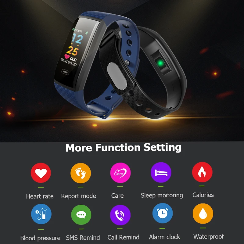 Смарт браслет ITORMIS 17 S Bluetooth Fit Band монитор кровяного давления сердечного ритма