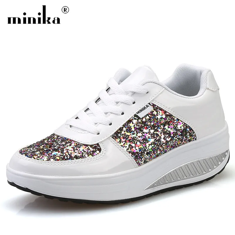 white and silver trainers womens
